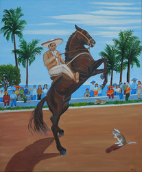 Horse and Rider at Fiesta