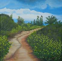 Path to Lake Los Carneros